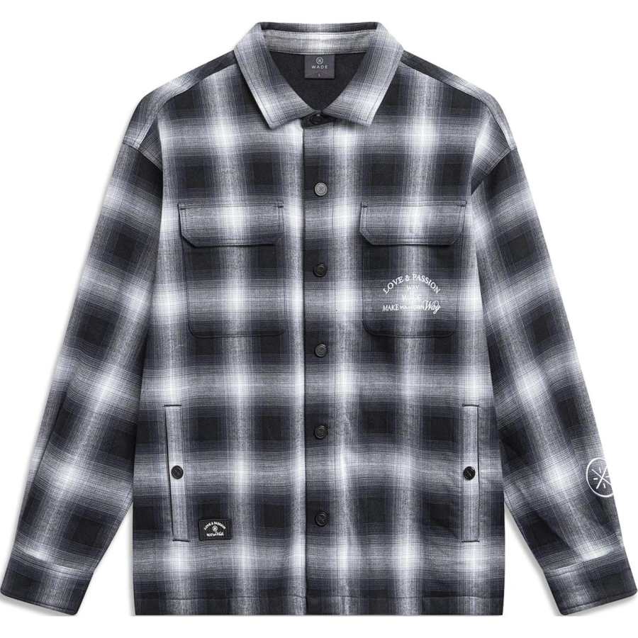 Li-Ning Li Ning Shirts Men's Black Lapel Moderate Other
