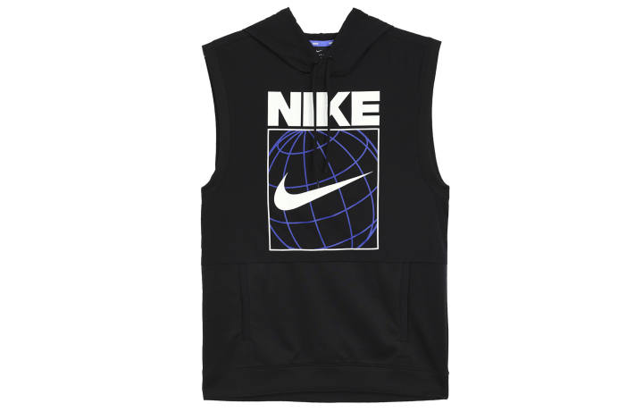 Nike Nike Sleeveless Sports Pullover Hoodie Vest Black