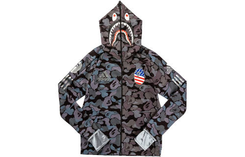 Adidas Adidas X A BATHING APE Jackets Men's Hooded Moderate