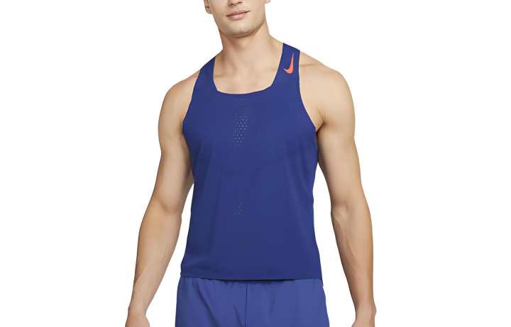 Nike Nike Tank Tops Men's Blue U Neck Moderate Other