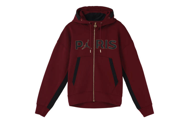 Jordan Jordan Knitwear Men's Burgundy Hooded Moderate Batwing