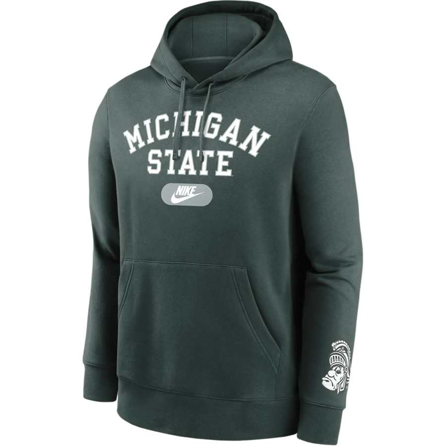 Nike Nike Michigan State Spartans Legacy Club Foundational Men's Nike College Pullover Hoodie