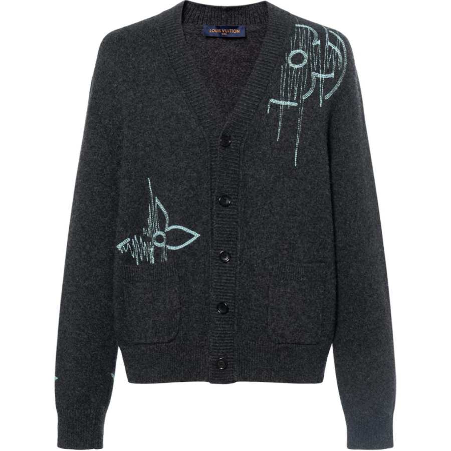 LOUIS VUITTON Sweater Men's Black