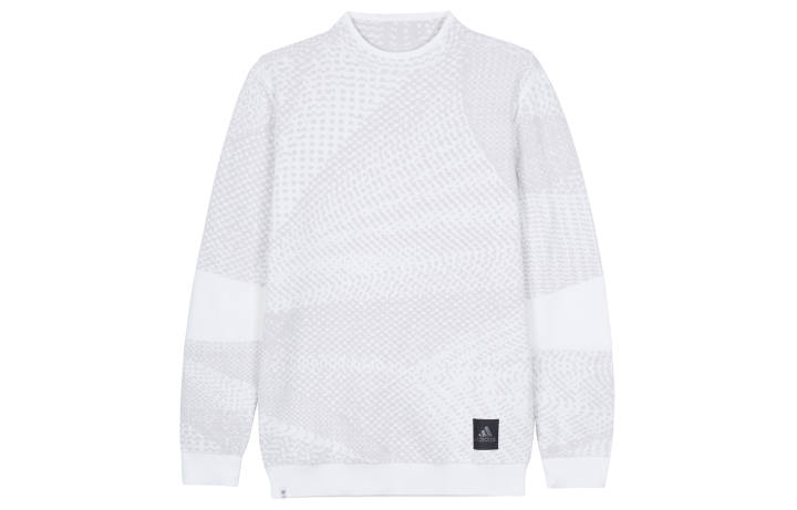 Adidas Adidas Sweaters Men's White Crew Neck Moderate Other