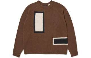 Levis Sweaters Men's Brown Crew Neck Moderate Other