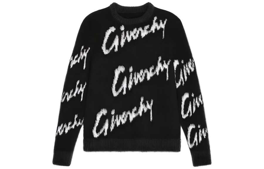 Givenchy Givenchy Intarsia Mohair Crewneck