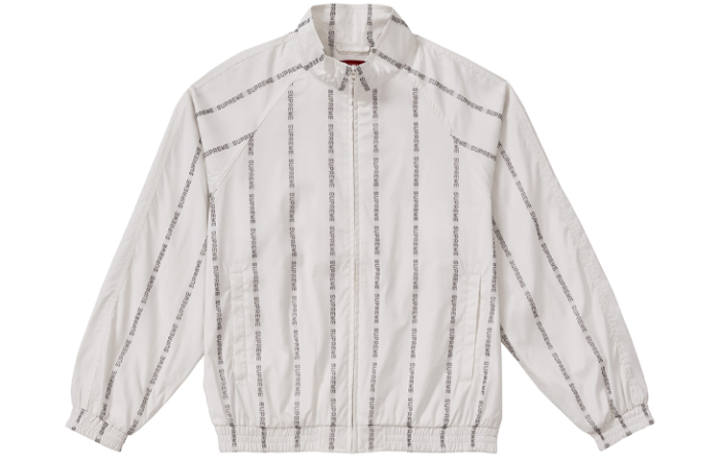 Supreme Supreme Reflective Text Track Jacket