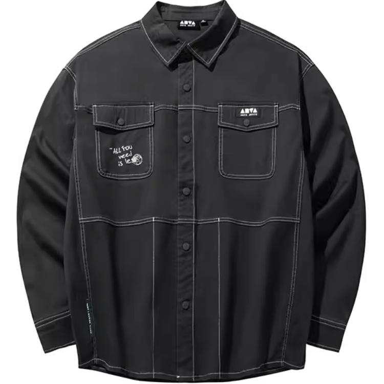 Anta Life Collection Shirt Unisex Dark Sauce Gray