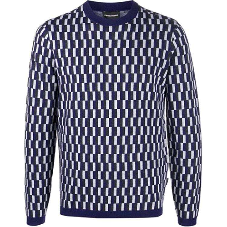 EMPORIO ARMANI FW21 Sweater Men's Blue