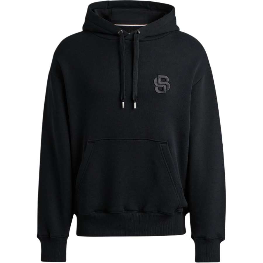HUGO BOSS HUGO BOSS Double B Monogram Drawstring Hoodie