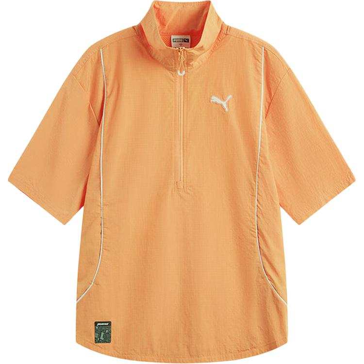 PUMA SWXP Shirts Unisex Orange Stand Collar Moderate Other