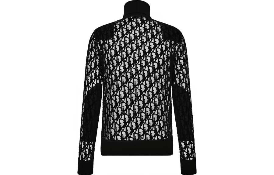 DIOR Quarterly New Products Sweaters Men's Black Turtleneck Moderate Other