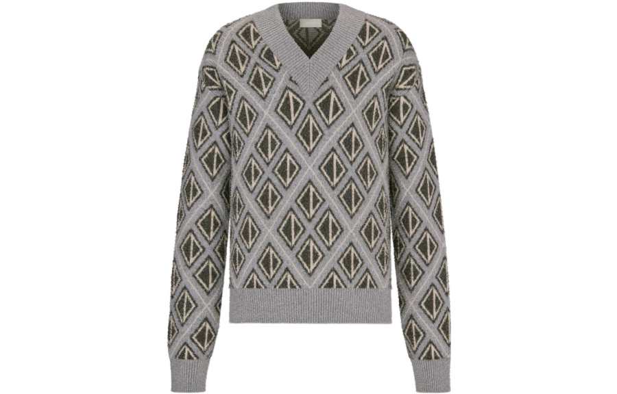 DIOR DIOR X Cactus Jack Sweater With Cd Diamond Motif