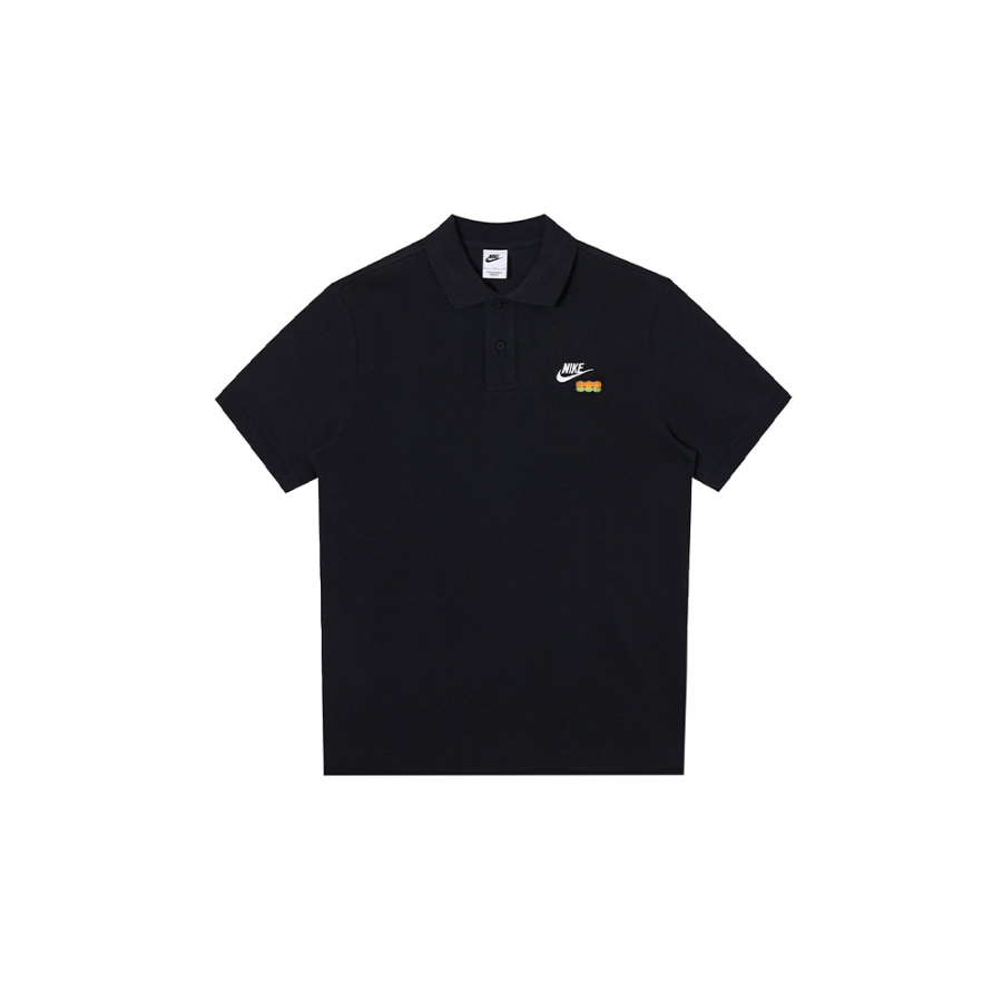 Nike Nike Polo Shirts Men's Black Polo Collar Moderate Straight Fit