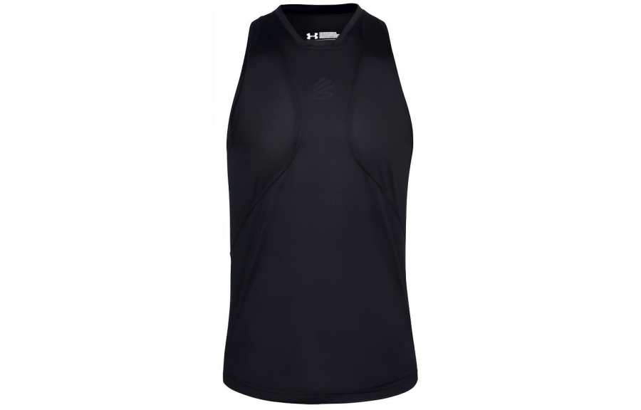 Under Armour Performance Tank Tops Men's Black Crew Neck Moderate Other