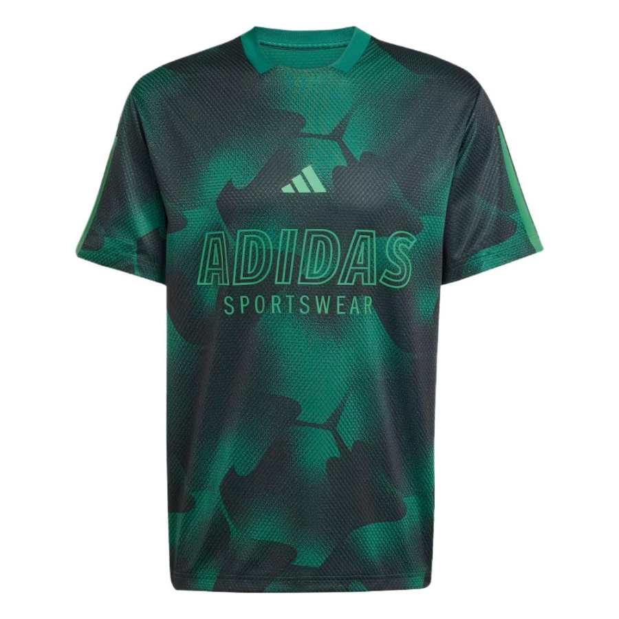 Adidas Adidas Sportswear T Shirt Men's Black Green