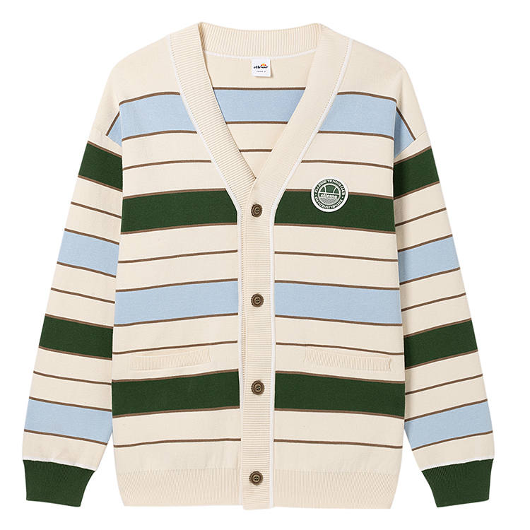 Ellesse Sweaters Unisex V Neck Thickened Cardigan