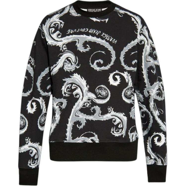 VERSACE JEANS COUTURE Chromo Couture Cotton Sweatshirt