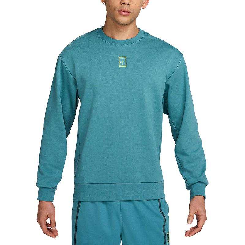 Nike Nike COURT HERITAGEDri Fit Sweatshirt Men's Mineral Cyan/Faded Spruce