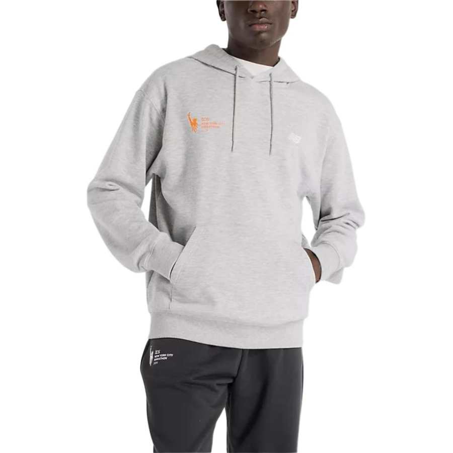 New Balance New Balance NYC MarathonFrench Terry Sweatshirt Men's Light Gray