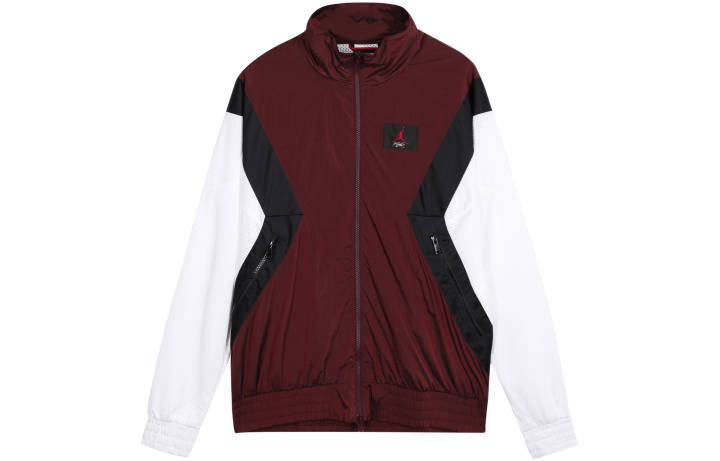 Jordan Jordan FLIGHT WARM UP Jacket Men's Brown White Multicolor
