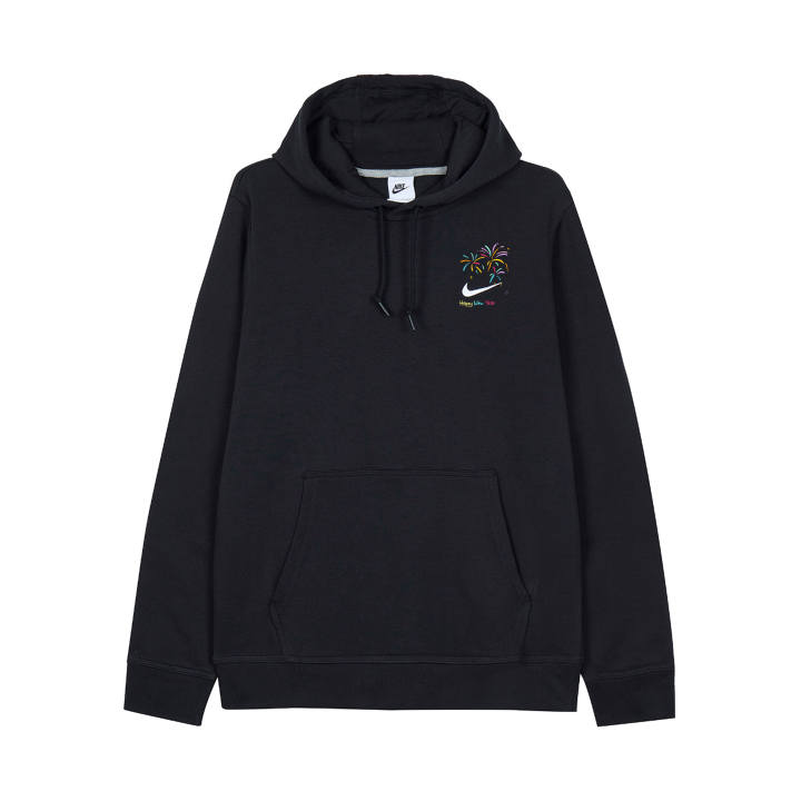 Nike Nike CNY GGMZ Escape Journal Happy New Year Firework Blossom Hooded Fleece Lined Comfortable Long Sleeved Sweatshirt