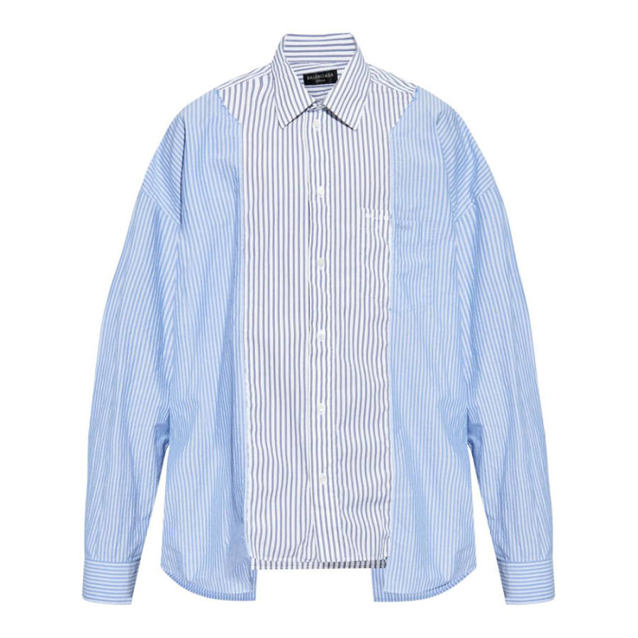 Balenciaga Striped Long Sleeved Shirt