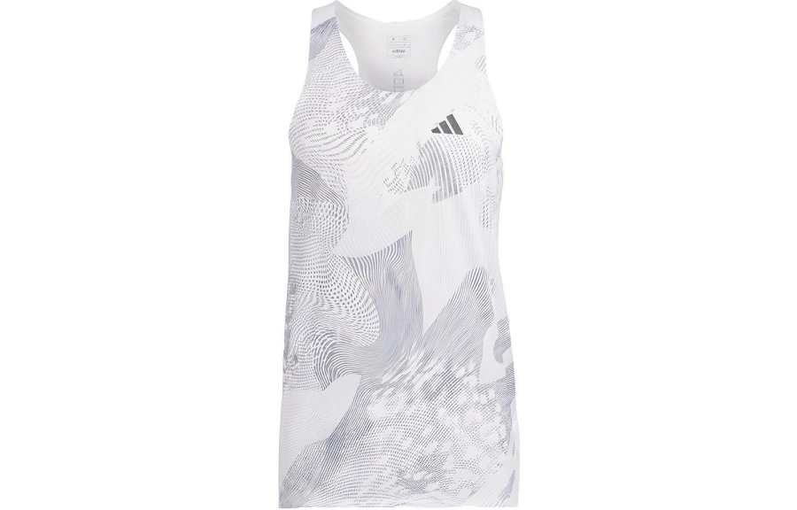 Adidas Adidas Running Tank Top Men's Symbol Gray