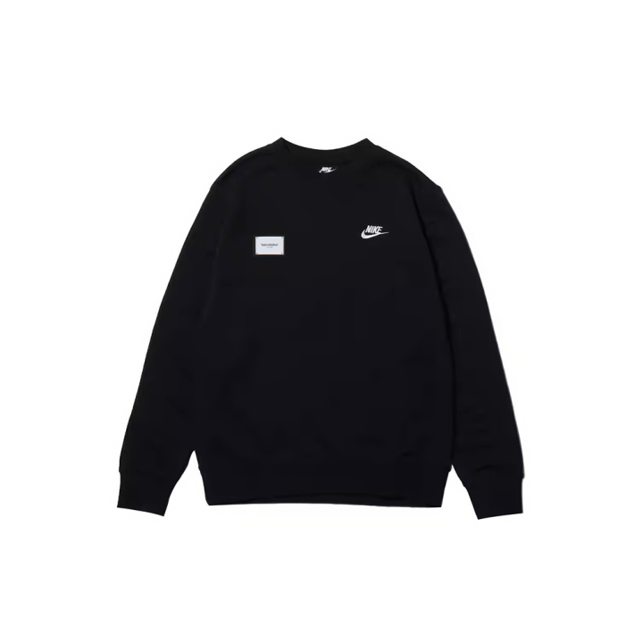 Nike Nike Sweatshirts Men's Black Crew Neck Moderate Regular
