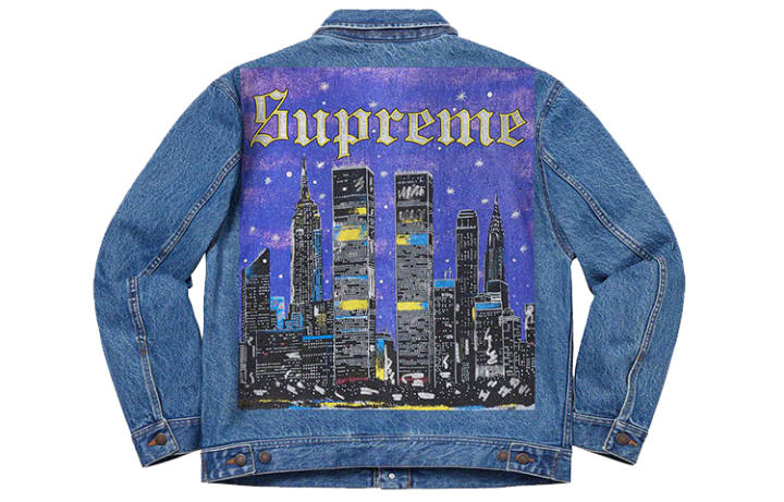 Supreme Supreme New York Painted Trucker Jacket