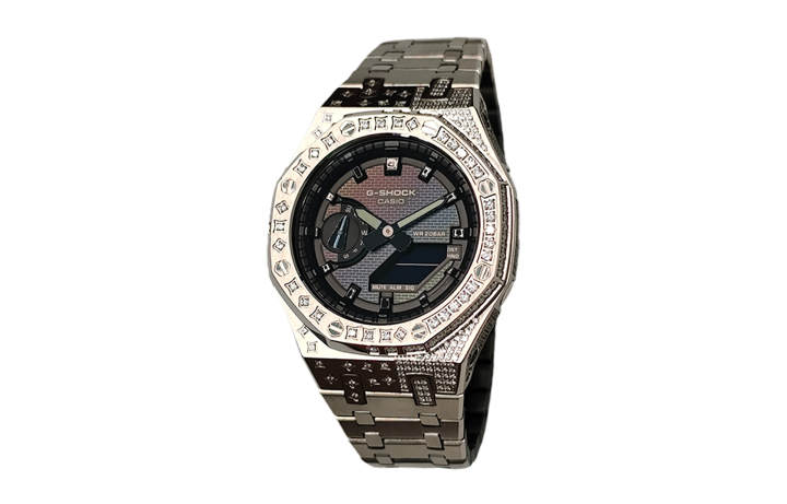 CASIO CASIO Custom Collection Electronic Movement Stainless Steel Strap Watch Men's Watches Black Dial