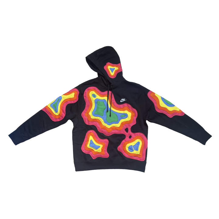 Nike Nike Sweatshirts Unisex Black Hooded Thickened Regular