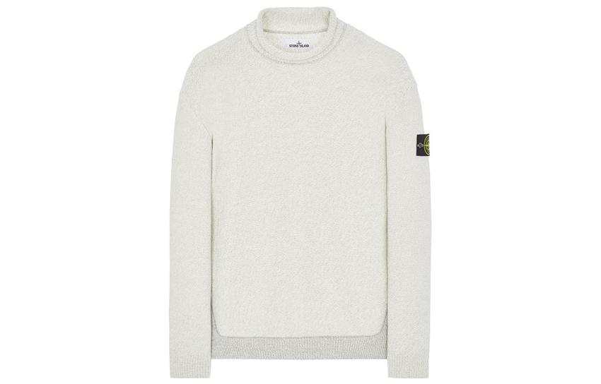 STONE ISLAND FW22 Sweater Men's White Gray