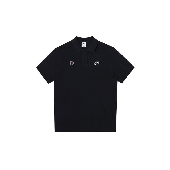 Nike Nike Polo Shirts Men's Black Polo Collar Moderate Straight Fit