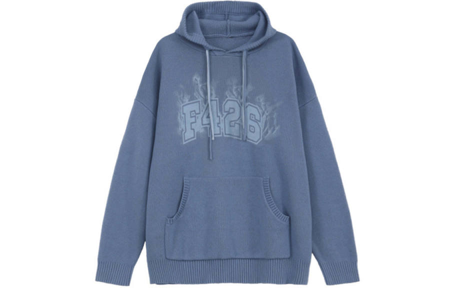 F426 Sweaters Unisex With Hood Moderate Straight Fit