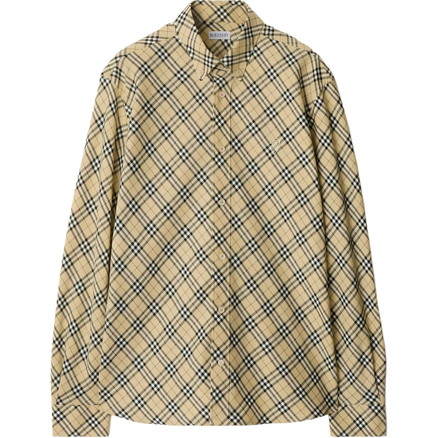 Burberry Burberry Check-Pattern Long Sleeved Shirt