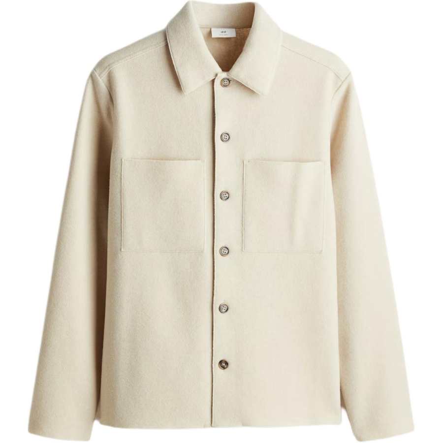 H&M H&M Shirts Men's Light Umber Lapel Moderate Other