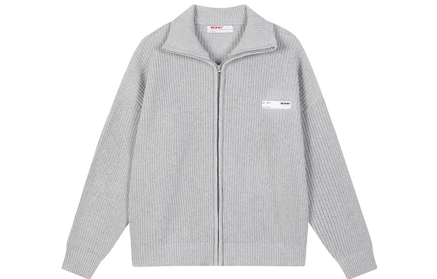 TGNS Sweaters Unisex Stand Collar Moderate Straight Fit