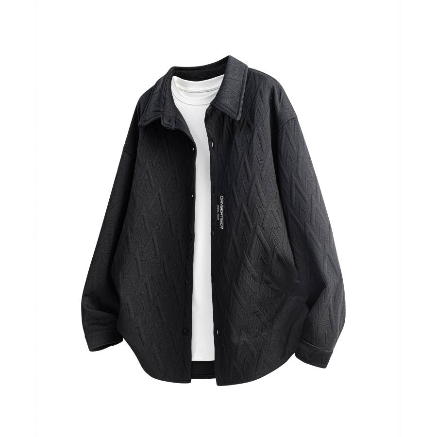 DANGERTIGER Shirts Unisex Lapel Moderate Shirt