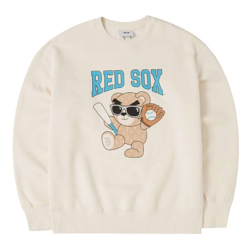 MLB MLB Sweatshirts Unisex Ecru Crew Neck Moderate