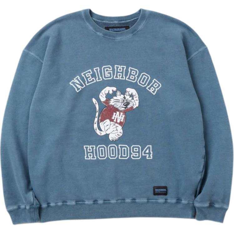 Neighborhood graphic-print crew-neck sweatshirt