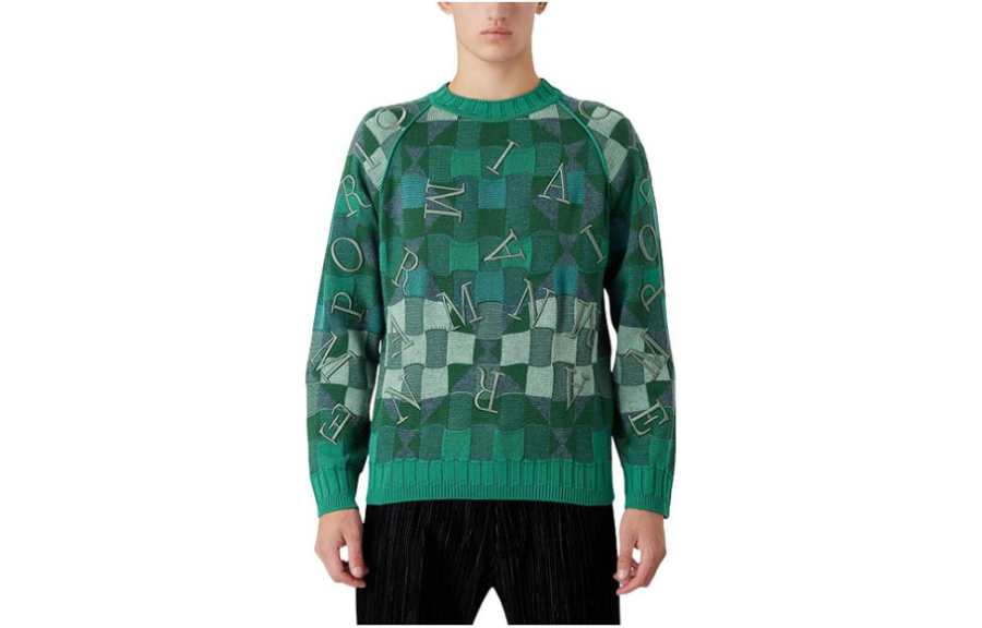 EMPORIO ARMANI FW22 Sweater Men's Green