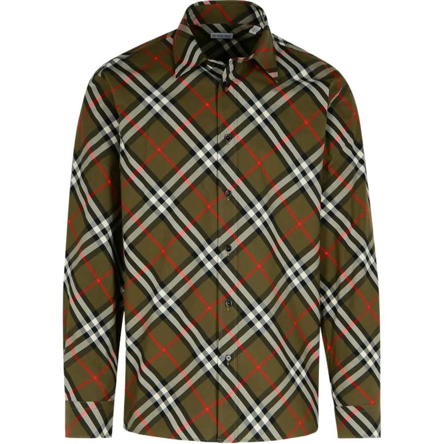 Burberry Burberry Long Sleeved Checked Buttoned Shirt