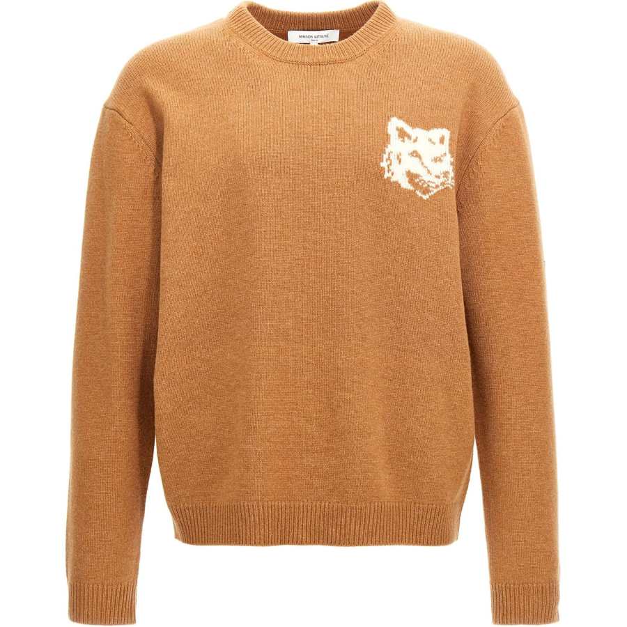 Maison Kitsune Maison Kitsuné Fox Head Intarsia Knit Jumper