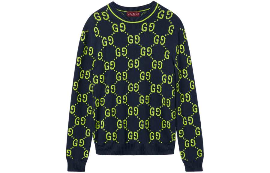 GUCCI SS24 Sweater Men's Marine Blue