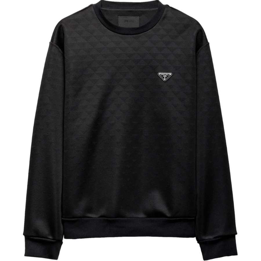 PRADA PRADA SS24 Sweatshirt Men's Black