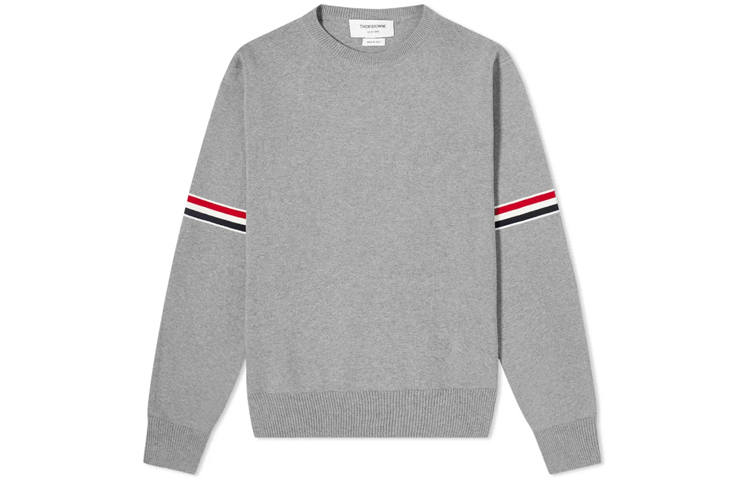 THOM BROWNE THOM BROWNE Rwb Striped Crewneck Sweatshirt
