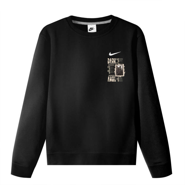 Nike Nike Sweatshirts Unisex Black Crew Neck Moderate Regular
