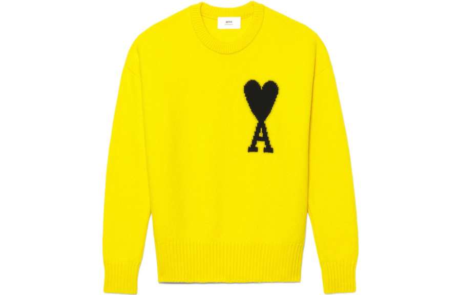 AMIPARIS SS22 Sweater Unisex Yellow