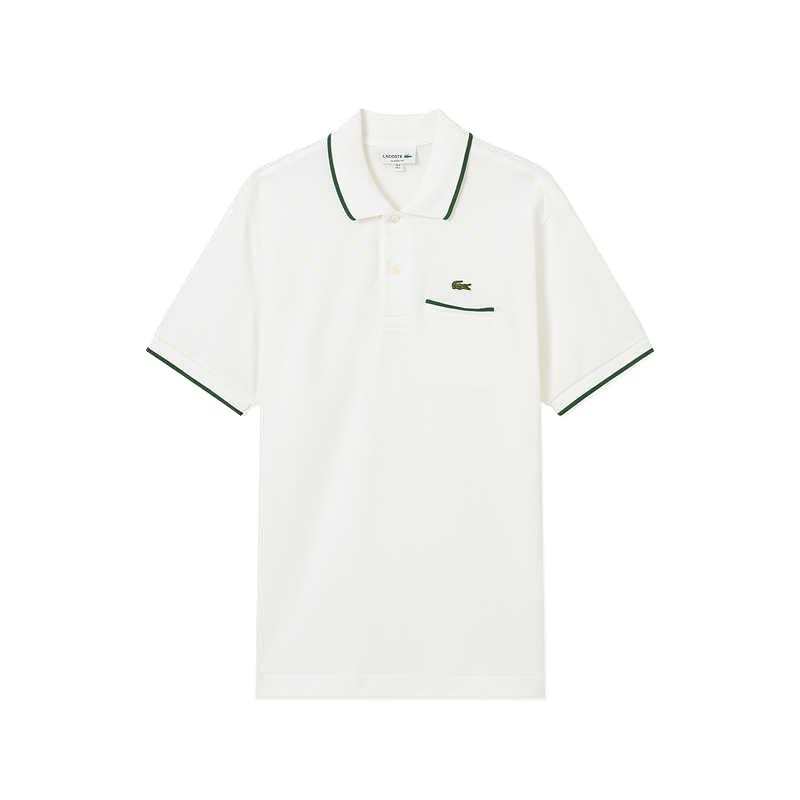 Lacoste Pocket Accent Logo Embroidered Polo Shirt